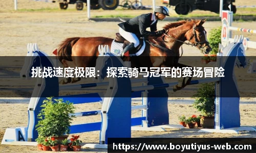 挑战速度极限：探索骑马冠军的赛场冒险